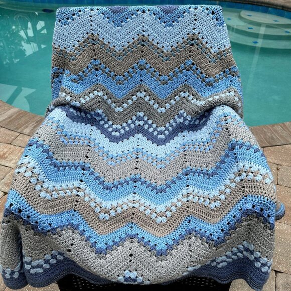 Handmade Blanket Knitting Blanket Gifts - Picture 1 of 6